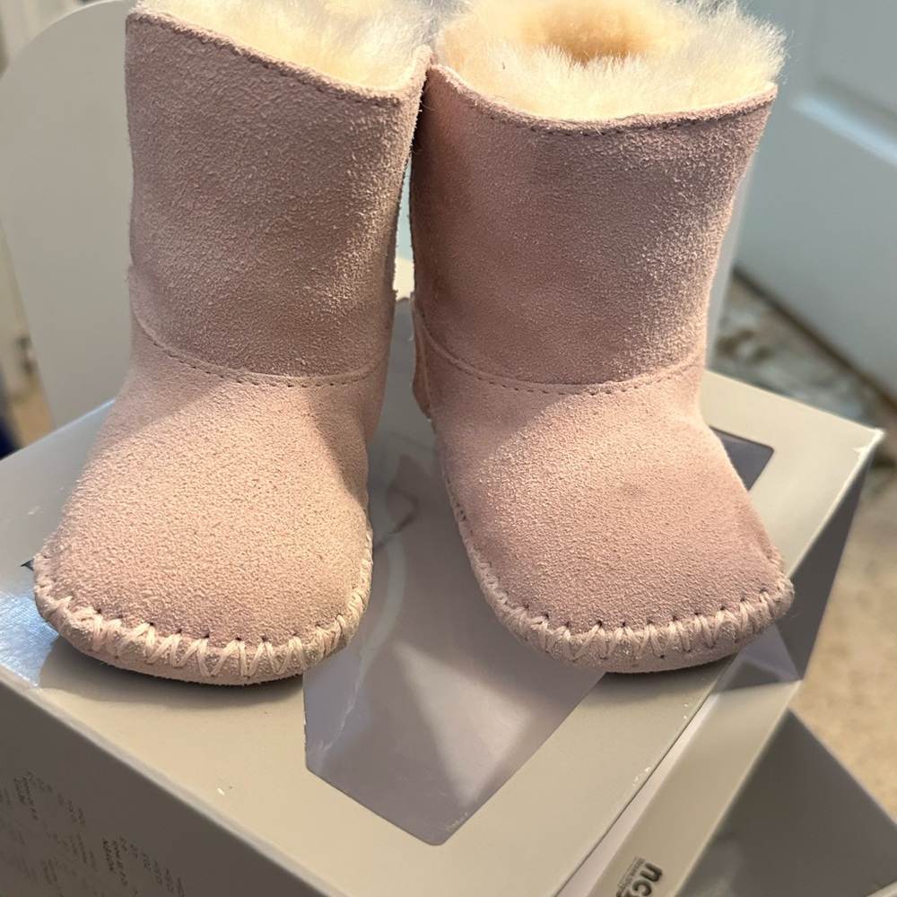 Pink Baby Booties UGG Caden 0/1